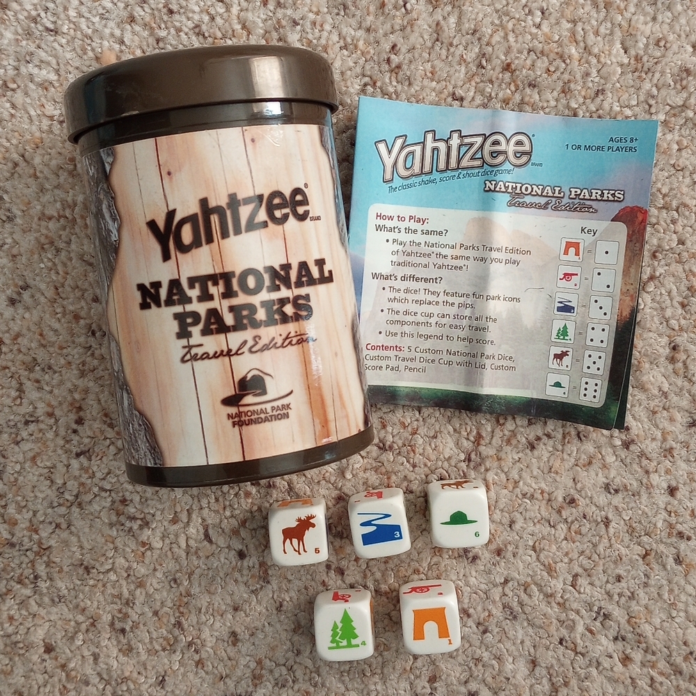 Yahtzee National Parks Game